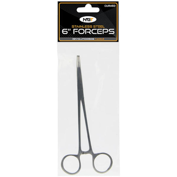 NGT  Forceps - Stainless Steel Curved
