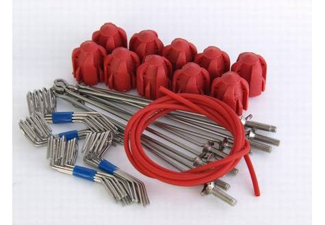 Gemini System 100+ Assembly Kit – Long Tail/Standard Grips/Red Heads