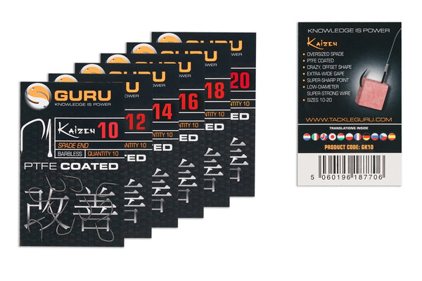 Guru Kaizen Barbless Hooks from £3.15 Free Post