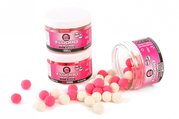 Mainline Dedicated 14mm  Bright Pink And White Mixed Fluro Pop-Ups