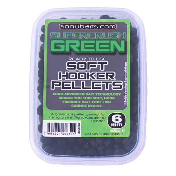 Sonubaits Soft Hook Pellets-Supercrush Green