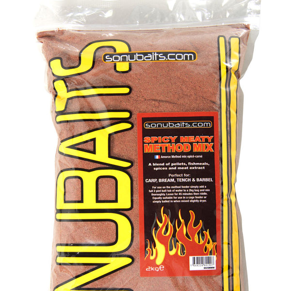 Sonubait Spicy Meaty Method Mix Groundbait