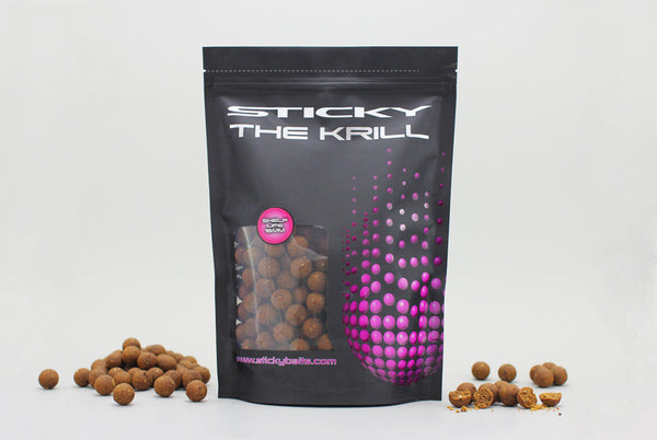 Stickybaits Krill, Boilie,        Pop-Ups, Glug , Powder, Active Mix,Paste, Pellets,Dumbells.