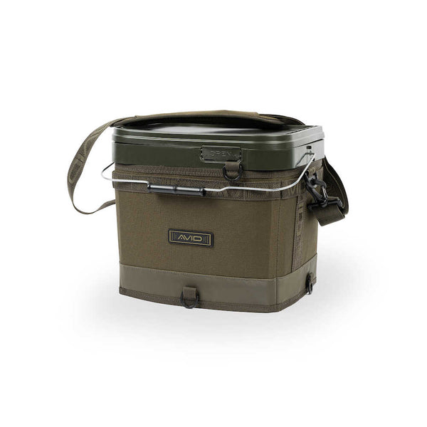 AVID CARP COMPOUND BUCKET & POUCH CADDY.